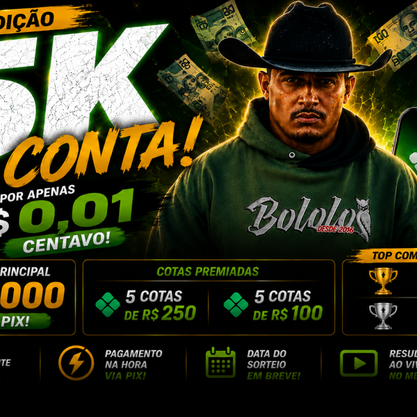 4ª EDIÇÃO | 5K NA CONTA POR 0,01